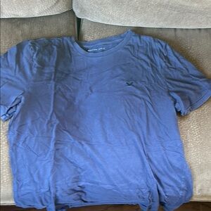 American Eagle Outfitters Blue Short Sleeve Tees